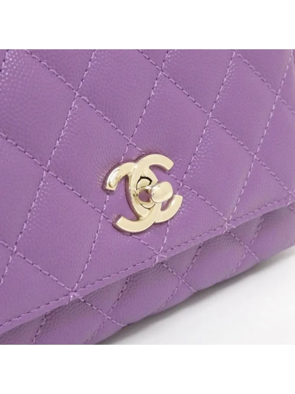 Chanel Bag Handbag Purple